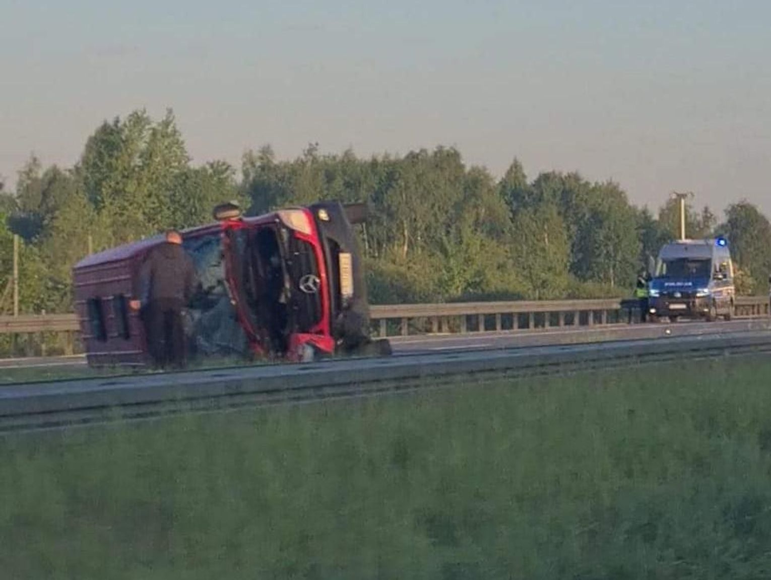 Wypadek Na A Droga Jest Zablokowana