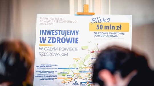 Blisko 50 mln zł na ochronę zdrowia w powiecie rzeszowskim. Inwestycje obejmą przychodnie i szpitale