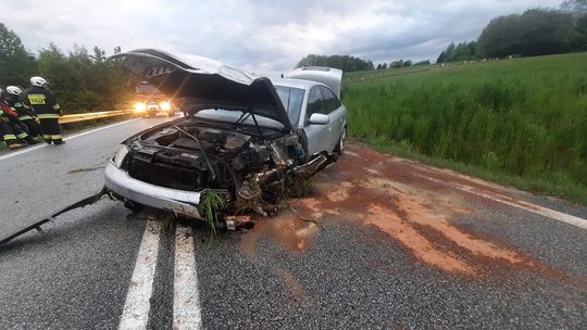 Karambol na DK19 w Jasienicy Rosielnej. Jedna osoba ranna