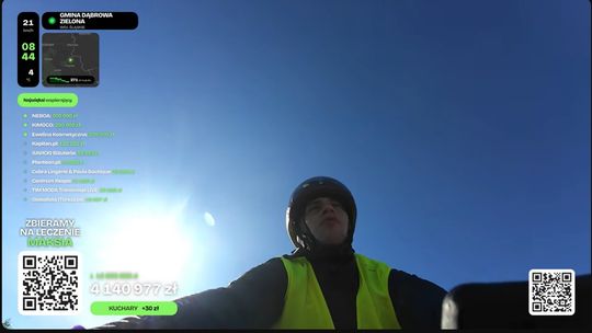 Mimo zmęczenia i przeziębienia Łatwogang jedzie dla Maksia z Podkarpacia. Na liczniku spora kwota!