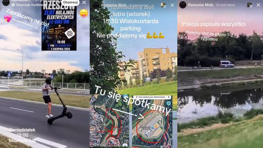 Nalot policji w Rzeszowie i widmo mandatów. Koniec z samowolką nastolatków na e-hulajnogach