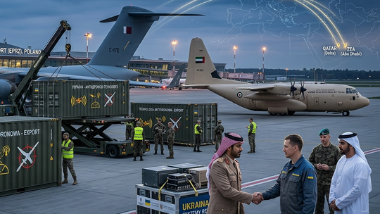 Podkarpacki most powietrzny do Zatoki Perskiej. Dlaczego wojskowe maszyny z Kataru i ZEA lądują w Jasionce?