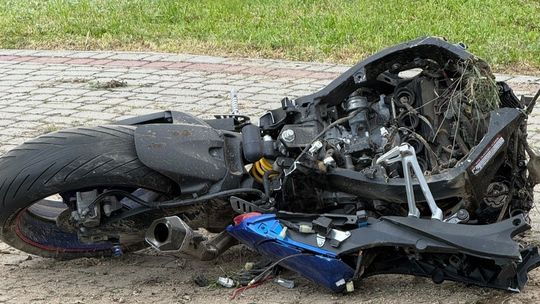 Policja o niedzielnym wypadku na DK28. Młody motocyklista zginął przypadkowo