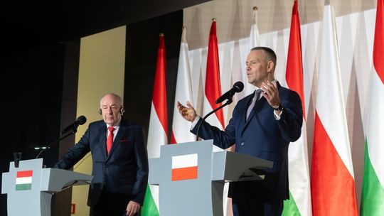 Prezydent Nawrocki w Przemyślu „skoczył” do dziennikarza TVN