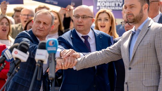 Przedstawiciele koalicji radzącej łączą siły. Wspólne poparcie dla Rafała Trzaskowskiego [ZDJĘCIA]