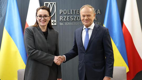 Rzeszów centrum rozmów o bezpieczeństwie Ukrainy. Tusk i Swyrydenko