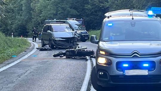 Tragedia na drodze w regionie. Nie żyje 48-letni motocyklista!