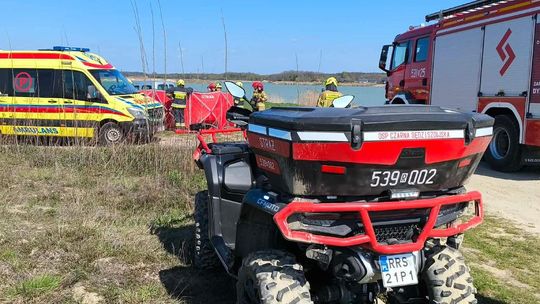 Tragiczne zdarzenie nad wodą w Czarnej Sędziszowskiej. Nie żyje mężczyzna