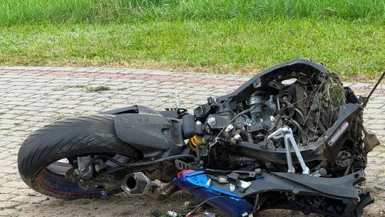 Tragiczny wypadek w Leszczawie Dolnej. Nie żyje motocyklista