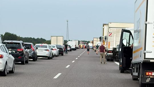 Wypadek na A4 w kierunku Krakowa. Utrudnienia między węzłami Rzeszów Zachód i Sędziszów