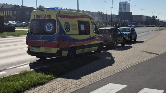 Wypadek na al. Kopisto w Rzeszowie. 12-latek trafił do szpitala