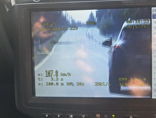 O włos od tragedii! 27-letni kierowca dostał 2500 zł mandatu i 23 punkty karne