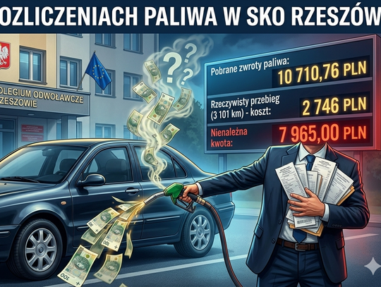 3 tysiące kilometrów za 10 tys. zł? Prokuratura policzyła koszty paliwa byłego prezesa SKO