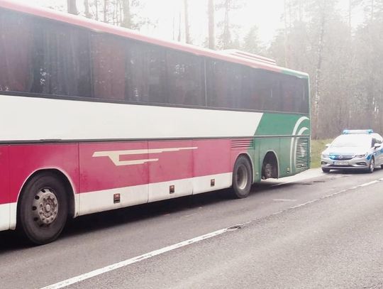 30-latek kierował autobusem bez jednego koła. Otrzymał za to wysoki mandat