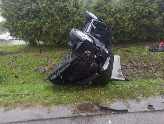 72-letni kierowca spowodował wypadek, w którym ranne zostały dwie osoby