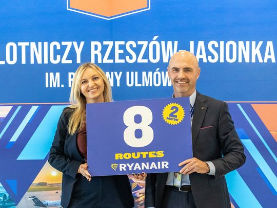 8 tras z Rzeszowa zimą. Ryanair stawia na Szkocję i Hiszpanię