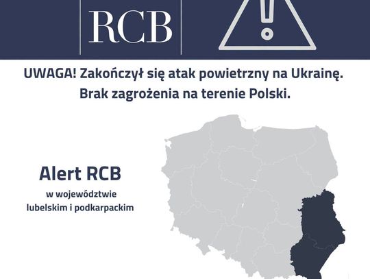 Alert RCB dla mieszkańców Podkarpacia. Rosyjski atak na Ukrainę, polskie lotnictwo w akcji [AKTUALIZACJA]