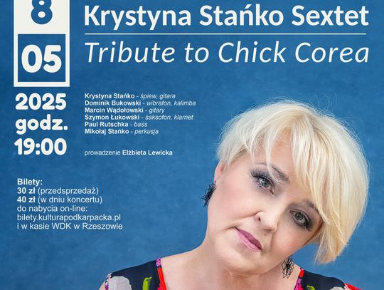 Będzie kontynuacja "Czwartków Jazzowych". Tym razem, w Rzeszowie wystąpi znana wokalistka