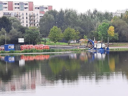 Ciężki sprzęt już na miejscu. Wkrótce rusza odmulanie zalewu w Rzeszowie