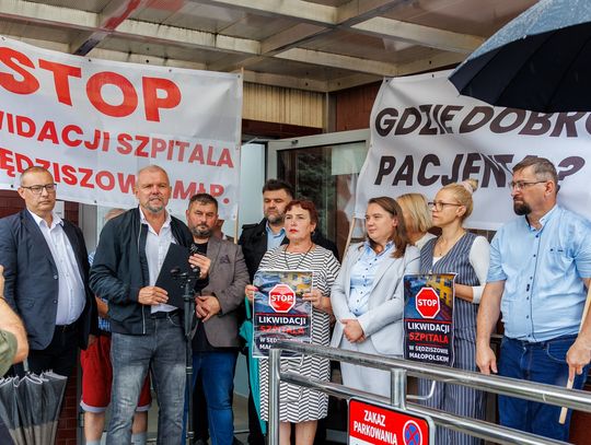 Co dalej ze szpitalem w Sędziszowie Małopolskim? Mieszkańcy i samorządowcy mówią "stop likwidacji" [ZDJĘCIA]