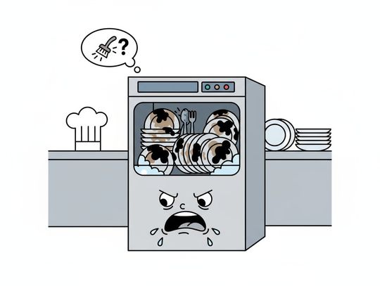 Dlaczego zmywarka gastronomiczna nie domywa naczyń?