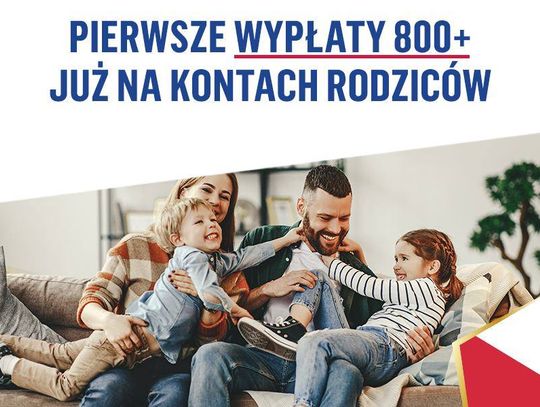 Do rodziców trafiły kolejne przelewy w ramach 800+