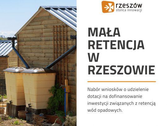 Dotacje dla mieszkańców na retencję wody deszczowej