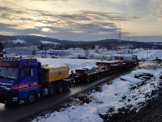 Drugi transport maszyny TBM dotarł na miejsce budowy S19 w Babicy