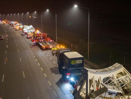 Drugi transport maszyny TBM jedzie na Podkarpacie