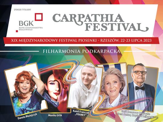 Dziewiętnasta edycja „Carpathia Festival” już za niecały miesiąc!