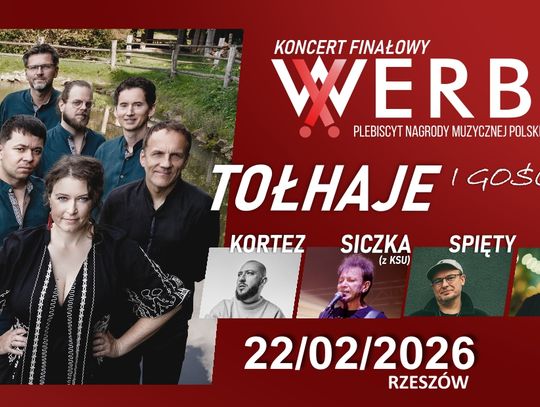 Finał WERBEL 2025 już 22 lutego w Rzeszowie. Trwa konkurs o wejściówki — tylko do 18 lutego