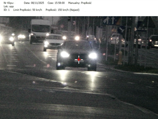 Francuz pędził 115 km/h przez Warszawską. Stracił prawo jazdy