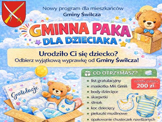„Gminna Paka dla Dzieciaka” rusza w Gminie Świlcza. Nowy program wsparcia dla rodzin