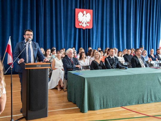 Inauguracja nowego roku szkolnego w Trzcianie - w Zespole Szkół Techniczno-Weterynaryjnych, który niebawem wzbogaci się o Branżowe Centrum Umiejętności