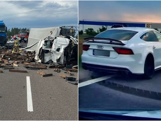 Jan R. szaleje po podkarpackich drogach! Najpierw rozbił Scanię na S19, teraz o mało nie zabił kursantki z "eLki" na A4! [WIDEO]