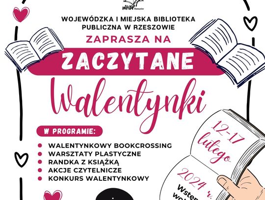 Jeśli walentynki, to tylko w bibliotece!