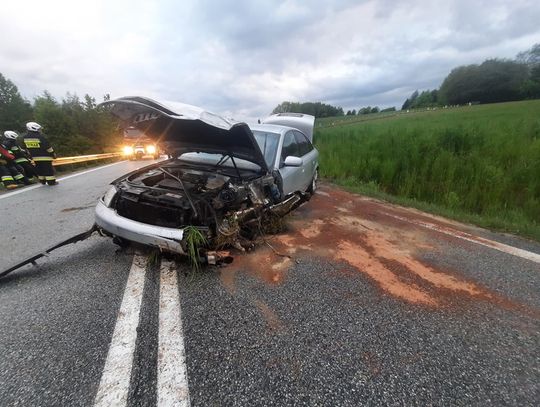 Karambol na DK19 w Jasienicy Rosielnej. Jedna osoba ranna