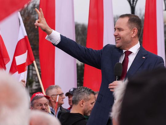 Karol Nawrocki, kandydat popierany przez PiS, w czwartek w Rzeszowie