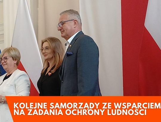 Kolejne samorządy ze wsparciem na zadania ochrony ludności