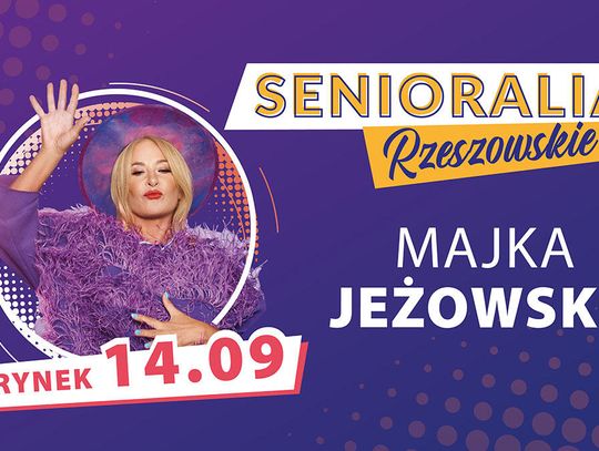 Koncert Majki Jeżowskiej na Rynku  na otwarcie Senioraliów Rzeszowskich