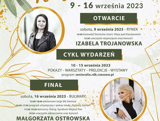 Koncert Małgorzaty Ostrowskiej na Bulwarach   finałem Senioraliów Rzeszowskich
