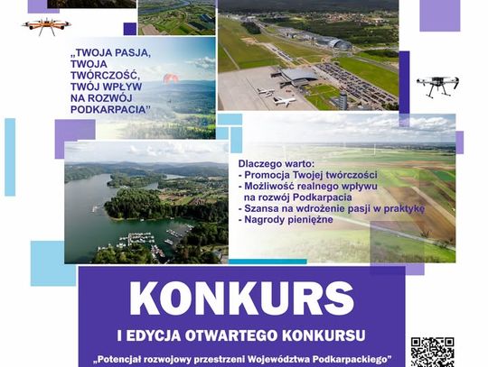 Konkurs „Potencjał rozwojowy przestrzeni Województwa Podkarpackiego” – szansa dla młodych absolwentów