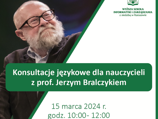 Konsultacje językowe dla nauczycieli z prof. Jerzym Bralczykiem