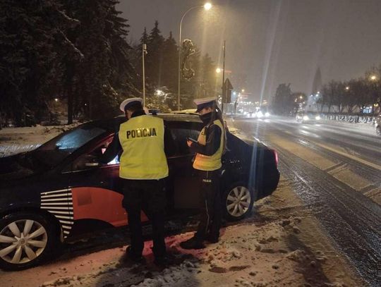 Kontrole policji przewozów osób "na aplikację" w Rzeszowie