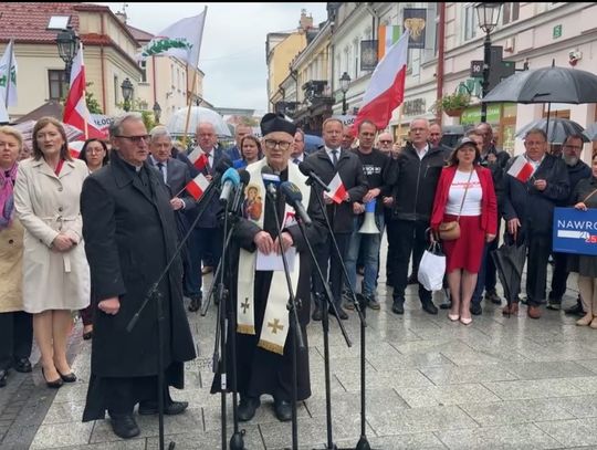 Kościół czynnie włączył się w kampanię Nawrockiego. Księża z Rzeszowa modlą się o wygraną kandydata PiS