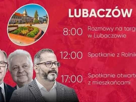 Lewica zaprasza na swoje spotkanie do Lubaczowa