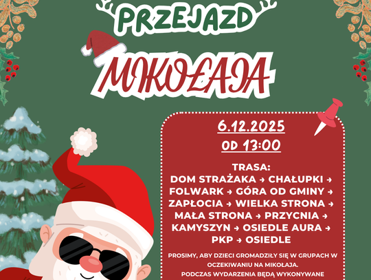 Magia świąt powraca do Świlczy. Mikołajkowy przejazd wyruszy 6 grudnia