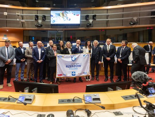 Mamy to! Rzeszów odebrał  tytuł Europejskiego Miasta Sportu 2026