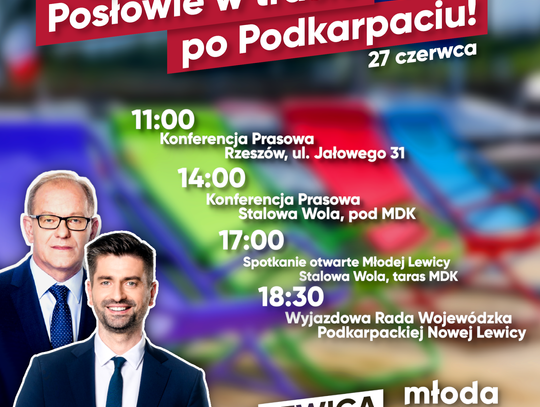 Młoda Lewica organizuje spotkanie otwarte i panel dyskusyjny w Stalowej Woli, z gościem specjalnym Krzysztofem Śmiszkiem