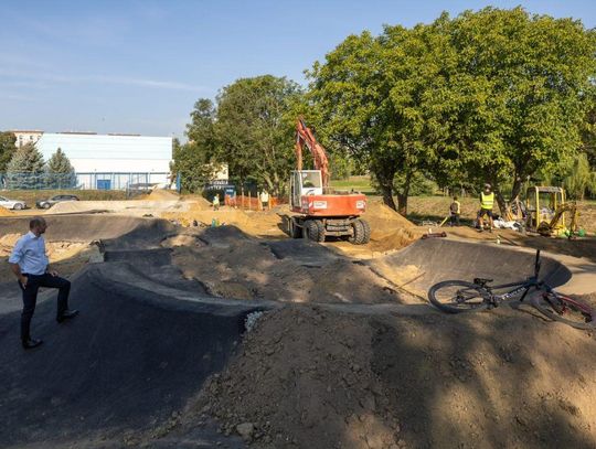 Na Bulwarach w Rzeszowie powstaje pumptrack